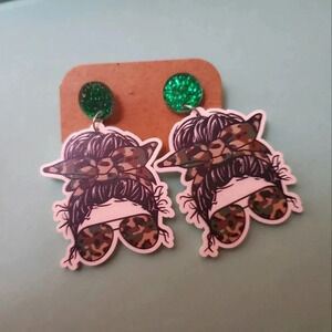 CAMO dangle earrings new